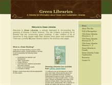 Tablet Screenshot of greenlibraries.org